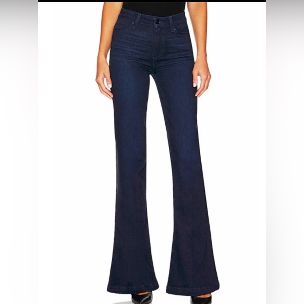 Paige Genevieve Flare Jeans - color Novela